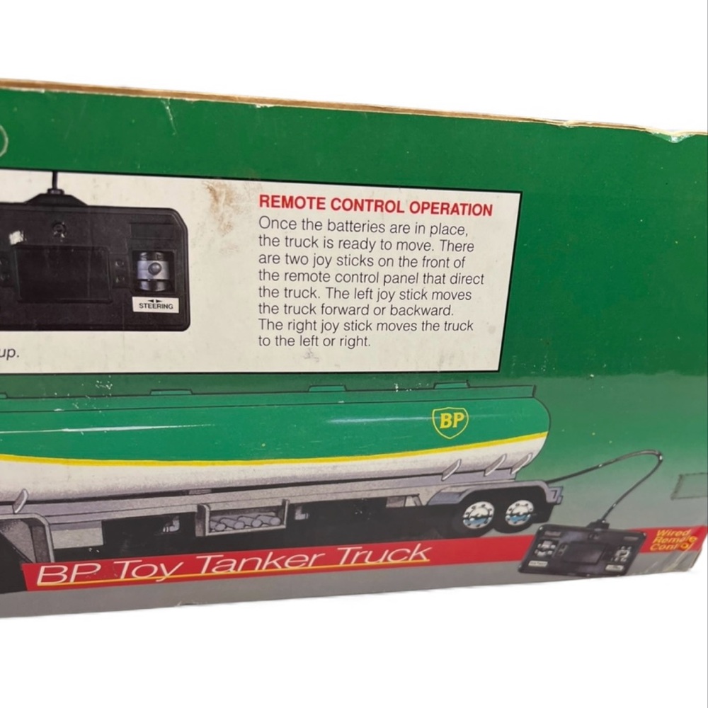 NIB vintage 1992 Limited Edition Series BP Toy Tanker Truck Remote Control - Picture 6 of 11